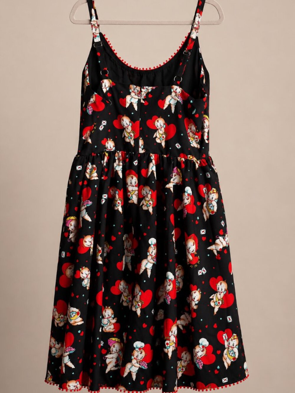 Sourpuss Kewpids Sweets Dress NWT XL Retro Rockabilly Cupid - Picture 4 of 8